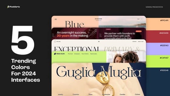 Colors of the Web: 5 Trending Hues for 2024 Interfaces