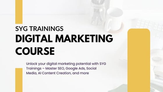 Digital Marketing Full Demo SYG Trainings