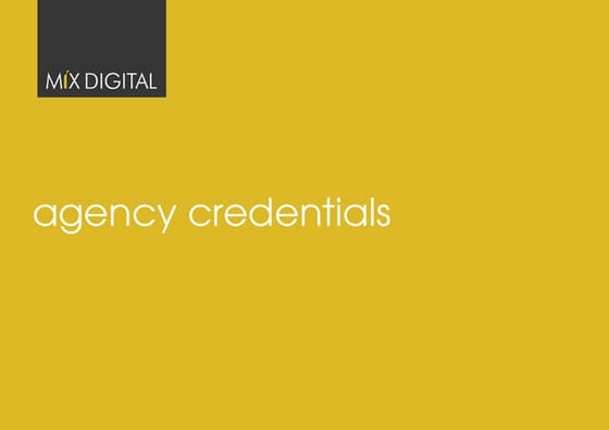 Mix Digital Marketing Agency Credentials