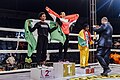 Image 28GAMMA medallists on the podium at the 2023 African Games (from Mixed martial arts)